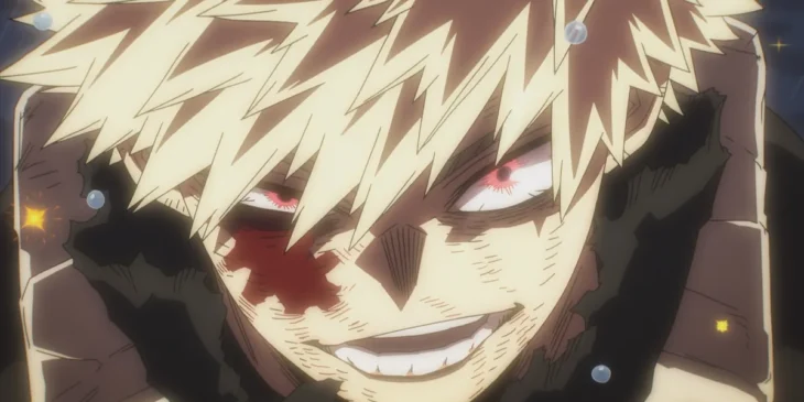 Bakugo em cena do Episódio 163 de My Hero Academia