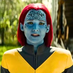 Jennifer Lawrence como Mística em X-Men Fênix Negra