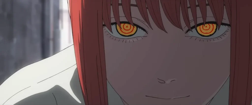 Makima em cena de Chainsaw Man - O Filme: Arco da Reze