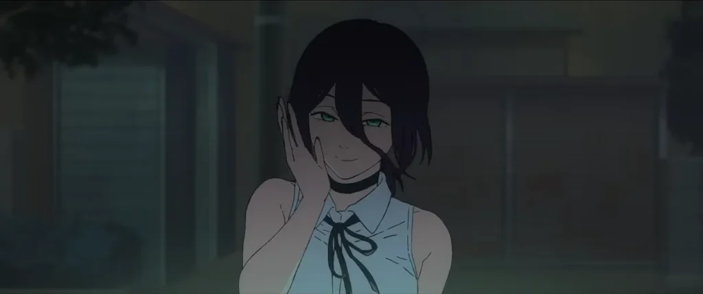 Reze em cena de Chainsaw Man - O Filme: Arco da Reze