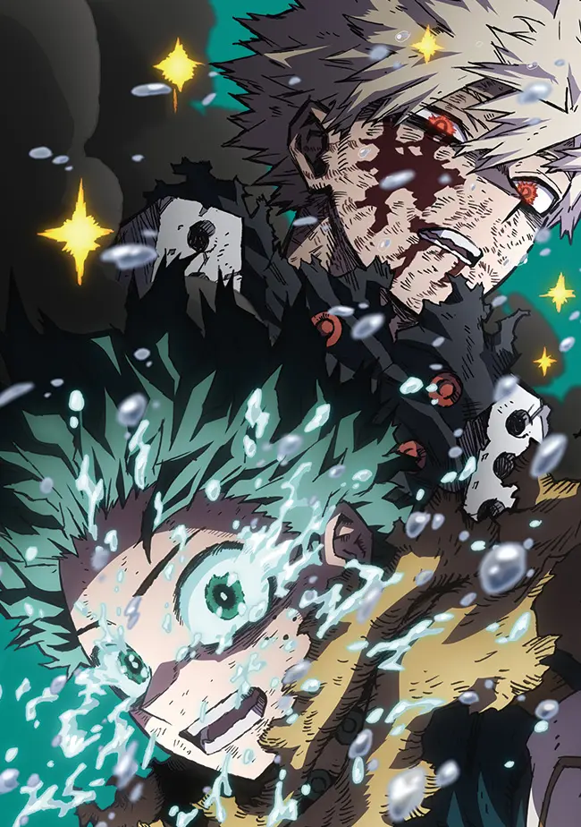 Arte de capa do Volume 1 de Blu-ray da temporada final de My Hero Academia