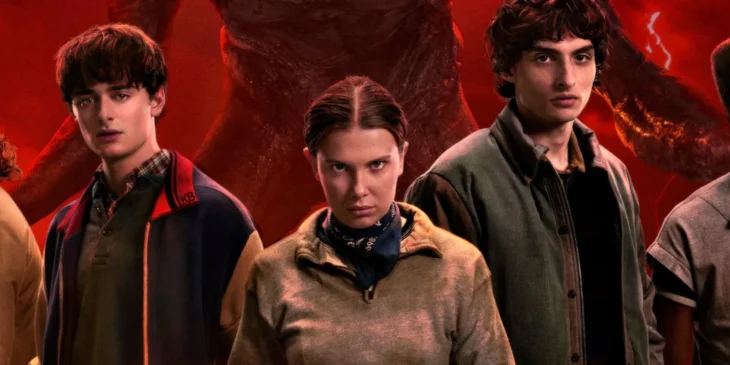 Will, Eleven e Mike em Stranger Things 5