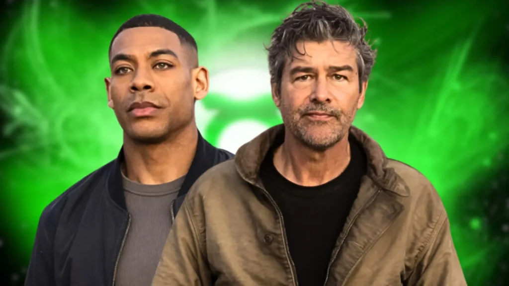Hal Jordan com John Stewart em Lanternas