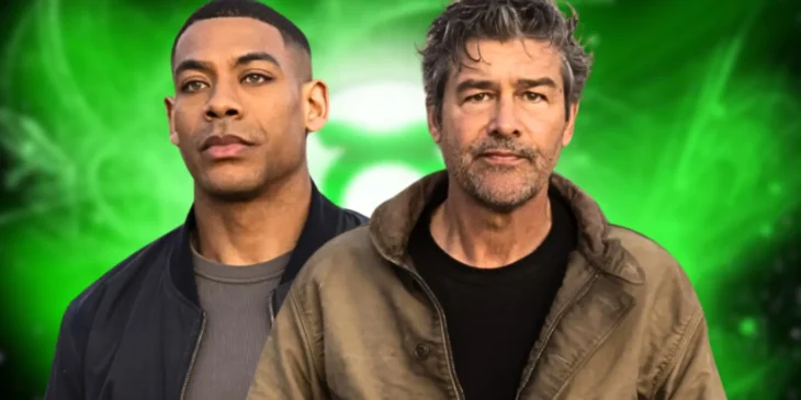 Hal Jordan com John Stewart em Lanternas