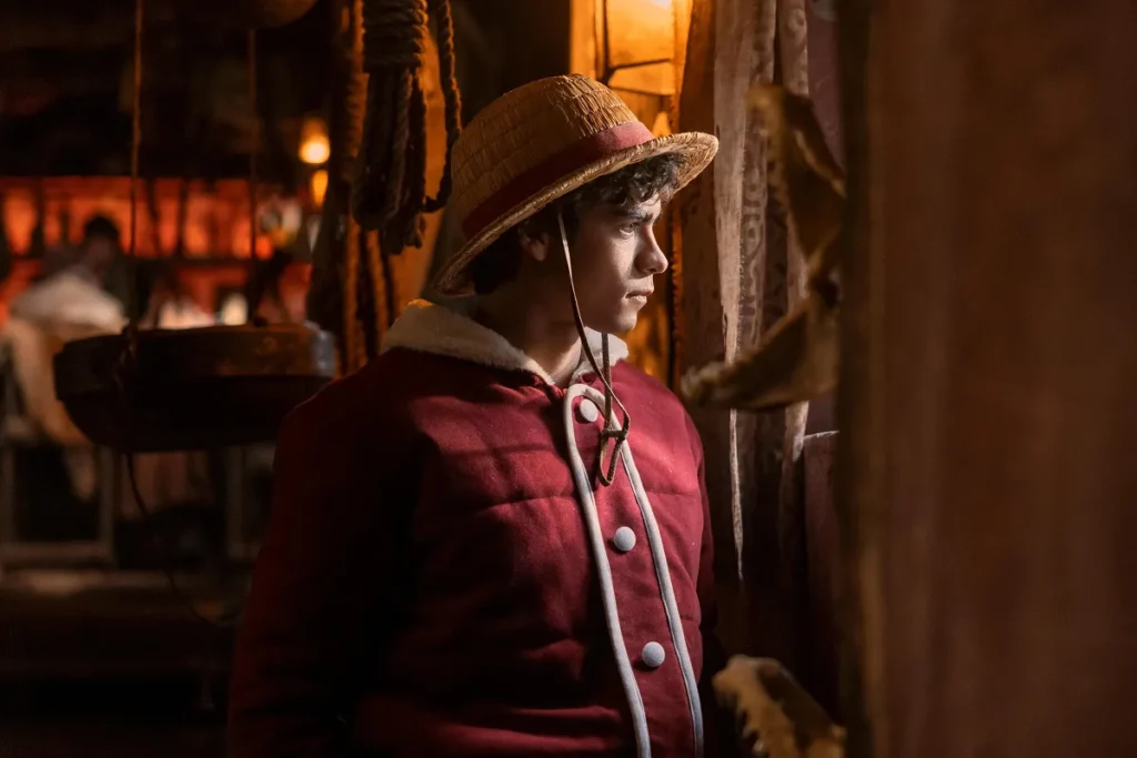 Visual de Luffy (Iñaki Godoy) na Ilha Drum em cena da 2ª temporada de One Piece: A Série