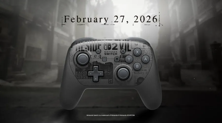 Pro Controller de Resident Evil Requiem para o Nintendo Switch 2