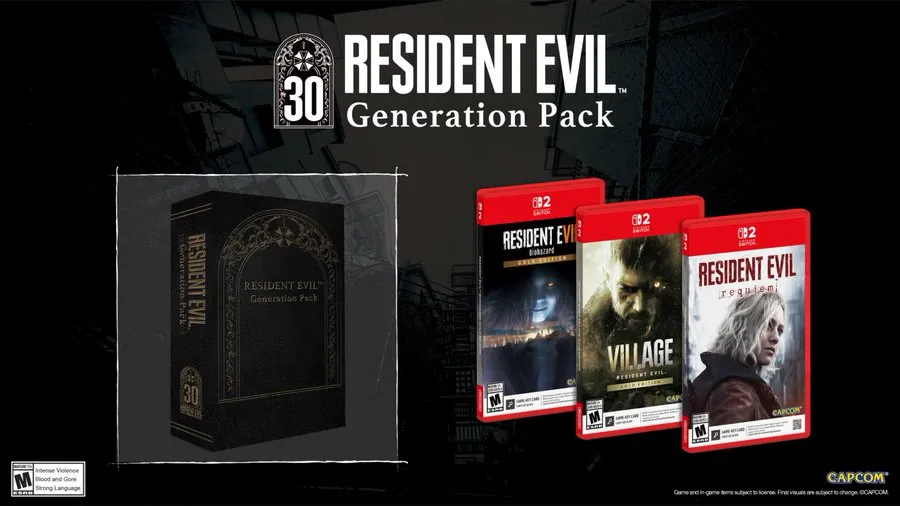 Pacote de Resident Evil para o Nintendo Switch 2