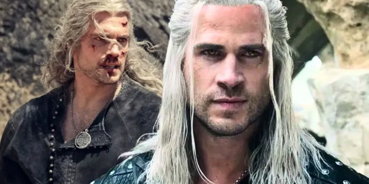 Henry Cavill e Liam Hemsworth em The Witcher