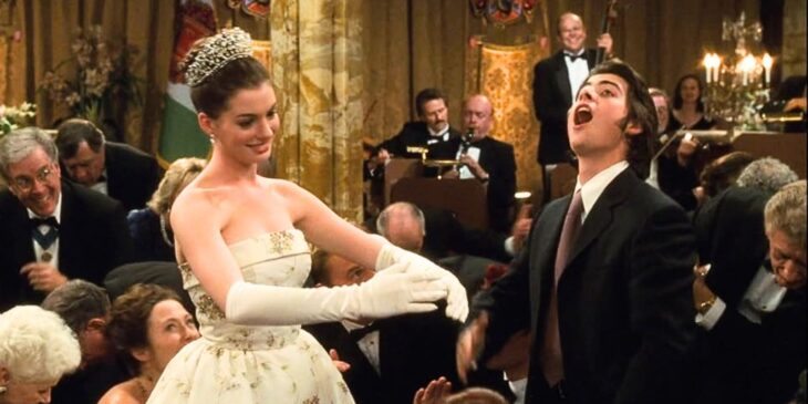 Anne Hathaway no filme original de O Diário da Princesa