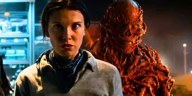 Eleven e Vecna em Stranger Things 5