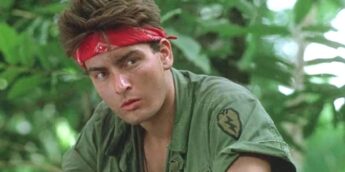 Charlie Sheen em Platoon