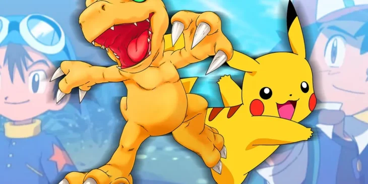 Agumon e Pikachu