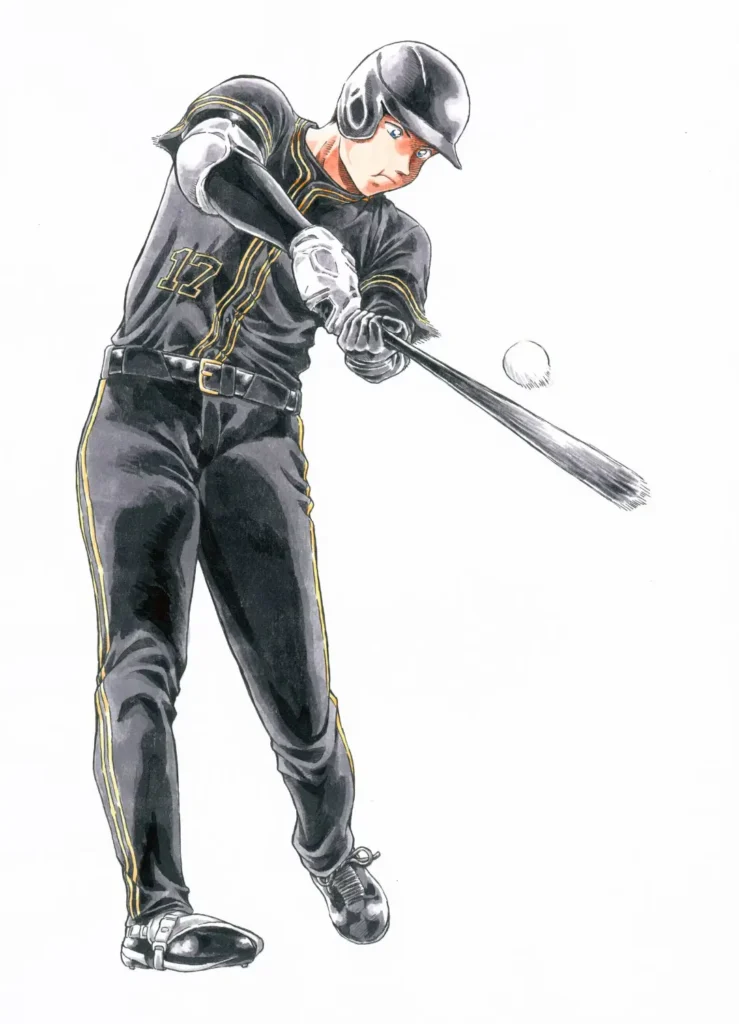 Ilustração de Shohei Ohtani por Gosho Aoyama