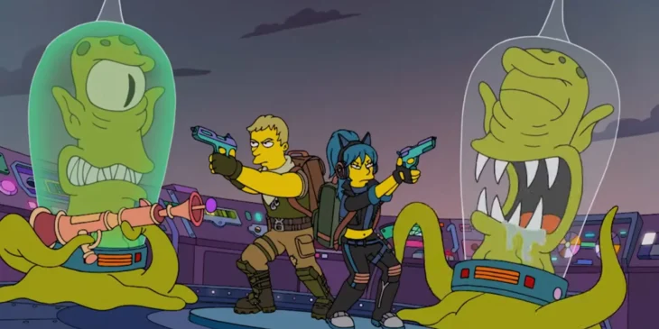 Parceria de Fortnite e Os Simpsons