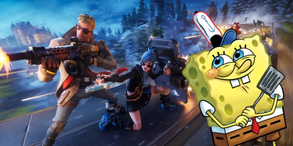 Fortnite e Bob Esponja