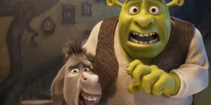 Burro e o Shrek, em Shrek 5