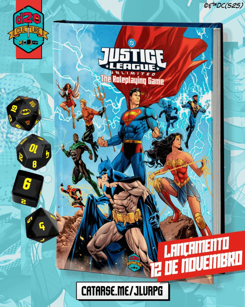RPG brasileiro da DC ganha data para início de campanha no Catarse