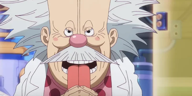 Dr. Vegapunk em cena do Episódio 1.149 de One Piece