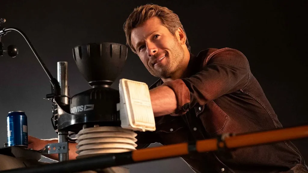 Glen Powell em Twisters