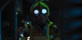 Animatronico em trailer de Five Nights At Freddys 2