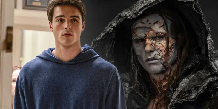 Jacob Elordi como a Criatura em Frankenstein, de Guillermo del Toro
