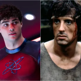 Noah Centineo em Adão Negro e Sylvester Stallone como John Rambo