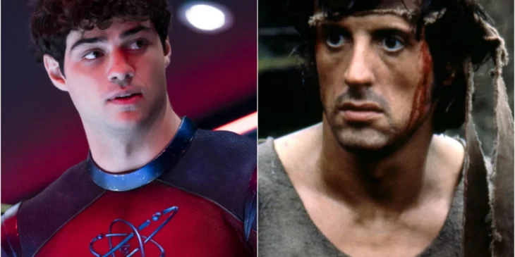 Noah Centineo em Adão Negro e Sylvester Stallone como John Rambo