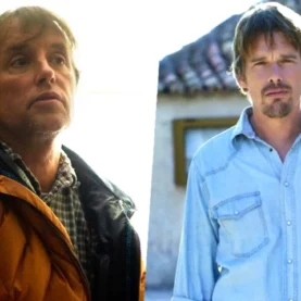 O diretor Richard Linklater e o ator Ethan Hawke