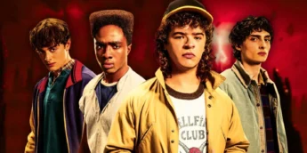 Will, Lucas, Dustin e Mike em Stranger Things 5