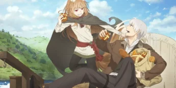 Holo e Lawrence em pôster da 2ª temporada de Spice and Wolf