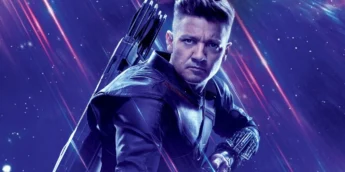 Jeremy Renner como o Gavião Arqueiro