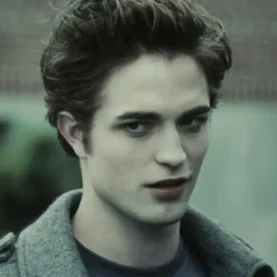 Robert Pattinson como Edward Cullen em Crepúsculo