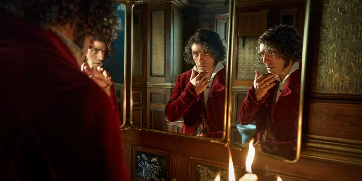 Oscar Isaac como Victor em Frankenstein, de Guillermo del Toro