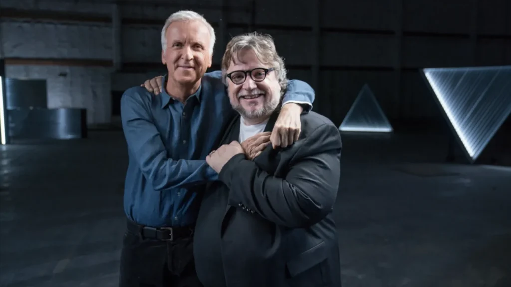 Os diretores James Cameron e Guillermo del Toro