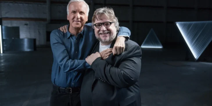 Os diretores James Cameron e Guillermo del Toro