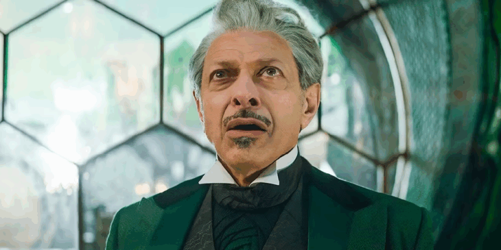 Jeff Goldblum deixou de comer carne por causa de Wicked; Entenda