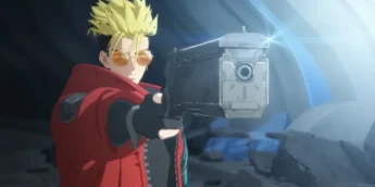 Vash em cena de TRIGUN STARGAZE