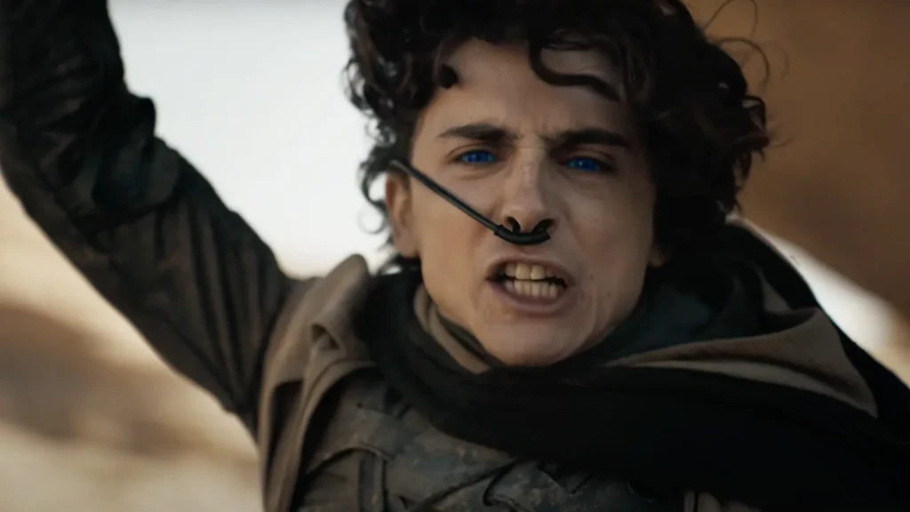 Timothée Chalamet na franquia Duna