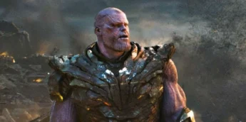 Josh Brolin caracterizado como Thanos no MCU