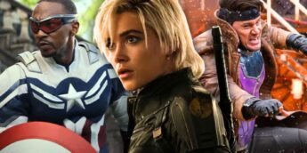 Florence Pugh e membros do elenco de Vingadores Doomsday
