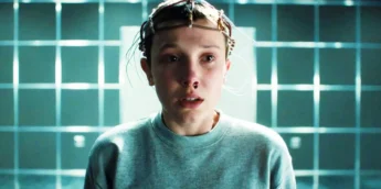 Millie Bobby Brown em Laboratório de Hawkins em Stranger Things