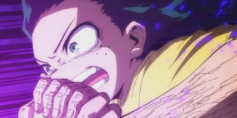 Deku em cena do Episódio 7 da temporada final de My Hero Academia