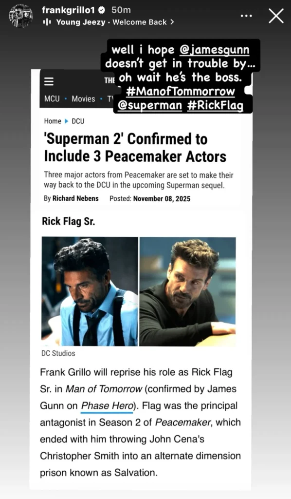 Story de Frank Grillo