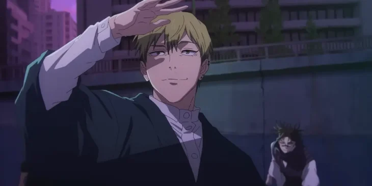 Naoya Zenin e Choso em cena de JUJUTSU KAISEN: Execução