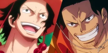 Portgas D. Ace e Gol D. Roger em One Piece