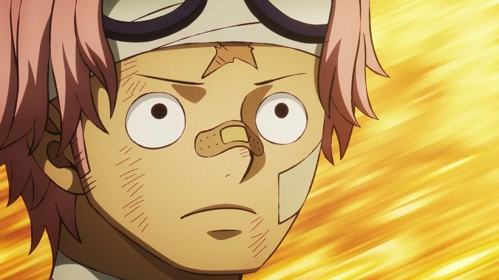 Koby em cena do Episódio 1.150 de One Piece