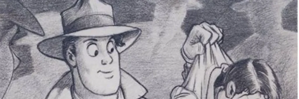 Arte conceitual de Ray Gunn, de Brad Bird