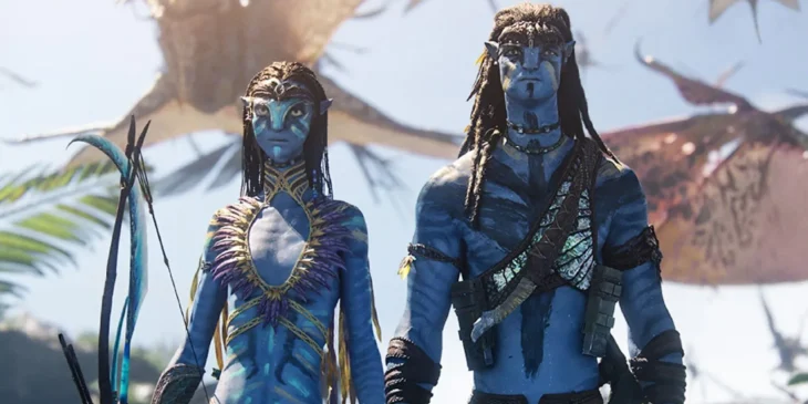 Os Sully em Avatar Fogo e Cinzas