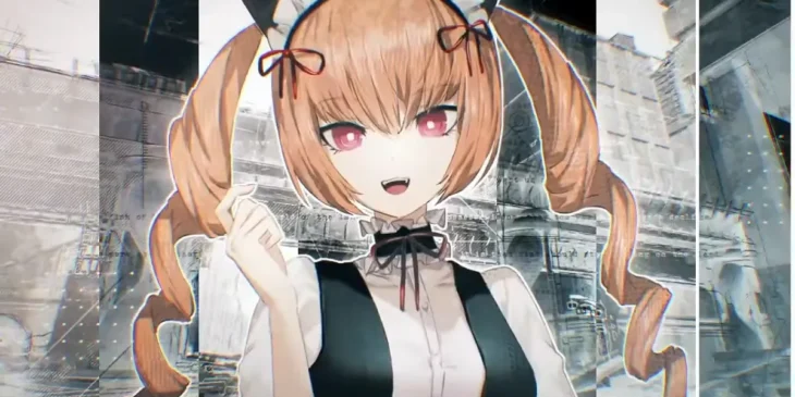 Faris em vídeo promocional de anúncio de Steins;Gate Re:Boot