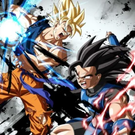 Goku e Shallot em imagem promocional de Dragon Ball Legends